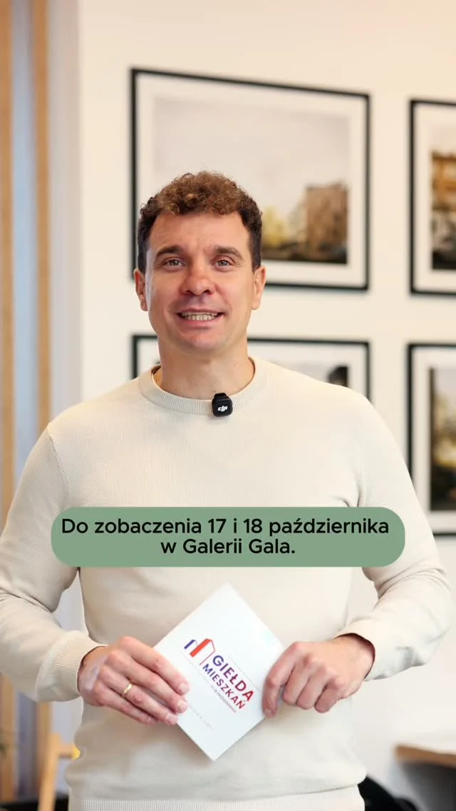 Już jutro widzimy się na Giełdzie Mieszkań w Galerii Gala! 💛

To dobra okazja, żeby bliżej poznać Tu i Teraz — nasze domy i mieszkania w Świdniku, sprawdzić szczegóły poszczególnych etapów i zobaczyć, co przygotowaliśmy na najbliższy czas. 🤍

📍 Galeria Gala, ul. Fabryczna 2, Lublin, I piętro

💛 Stoisko nr 40 – Legacy Group

📅 Sobota (17.10): 10:00–17:00

📅 Niedziela (18.10): 10:00–16:00

Do zobaczenia! 💛

#tuiteraz
#świdnik 
#lublin 
#galeriagalalublin
#giełdamieszkańlublin