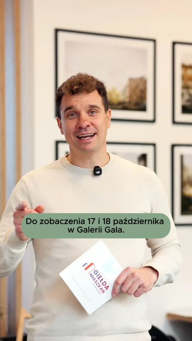 Już jutro widzimy się na Giełdzie Mieszkań w Galerii Gala! 💛

To dobra okazja, żeby bliżej poznać Tu i Teraz — nasze domy i mieszkania w Świdniku, sprawdzić szczegóły poszczególnych etapów i zobaczyć, co przygotowaliśmy na najbliższy czas. 🤍

📍 Galeria Gala, ul. Fabryczna 2, Lublin, I piętro

💛 Stoisko nr 40 – Legacy Group

📅 Sobota (17.10): 10:00–17:00

📅 Niedziela (18.10): 10:00–16:00

Do zobaczenia! 💛

#tuiteraz 

#świdnik

#lublin

#galeriagalalublin 

#giełdamieszkańlublin